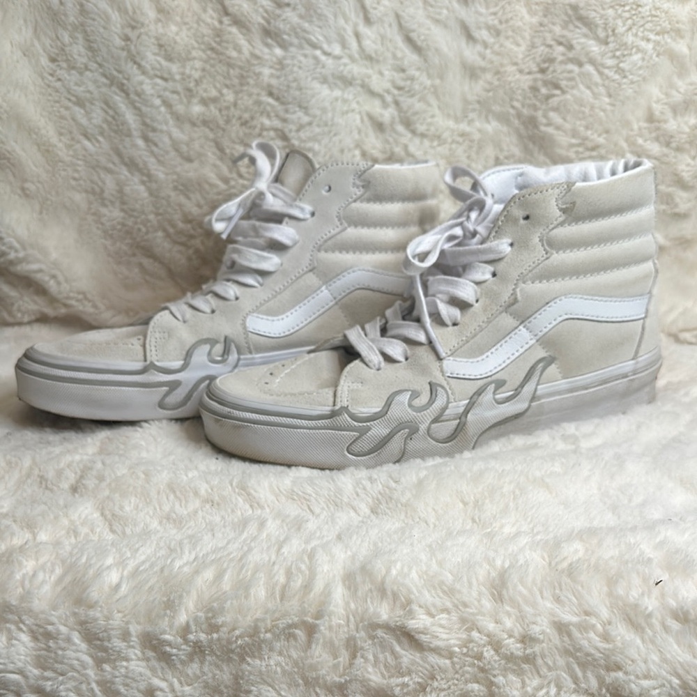 Vans White High-Top Sneakers